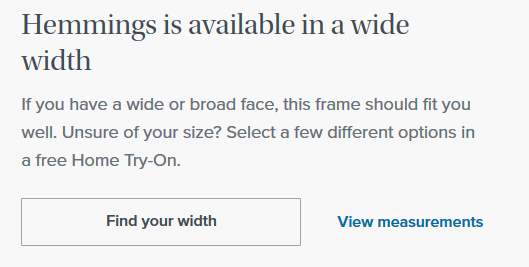 Screenshot showing product description examples