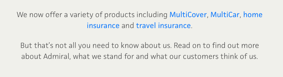 Corporate copywriting examples - Shows a screenshot from an insurance company website