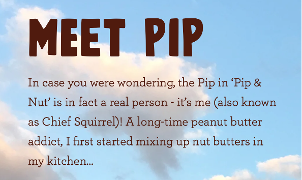 Pip and Nut advertising preview