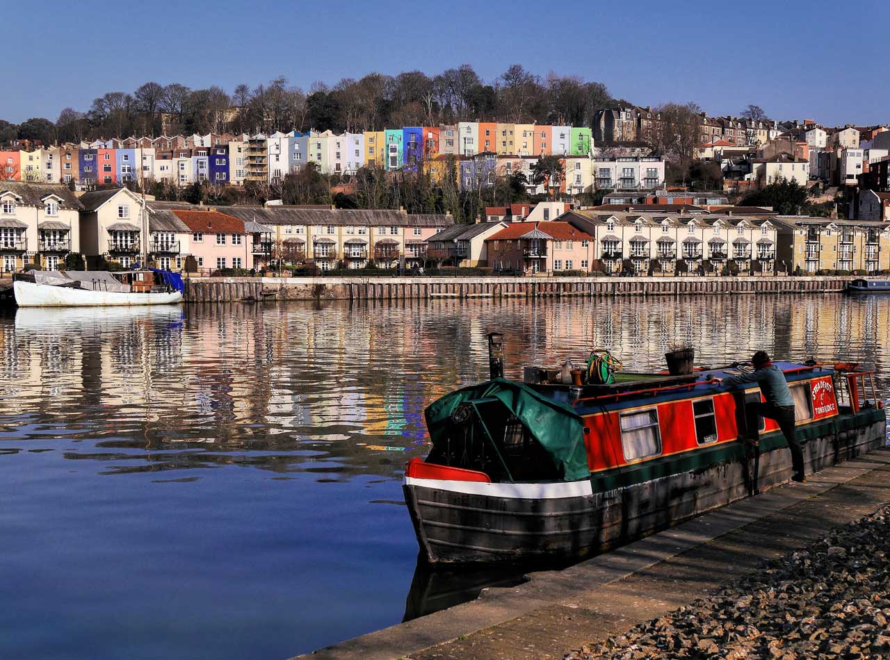 Bristol copywriter - Shows the Bristol harbour area