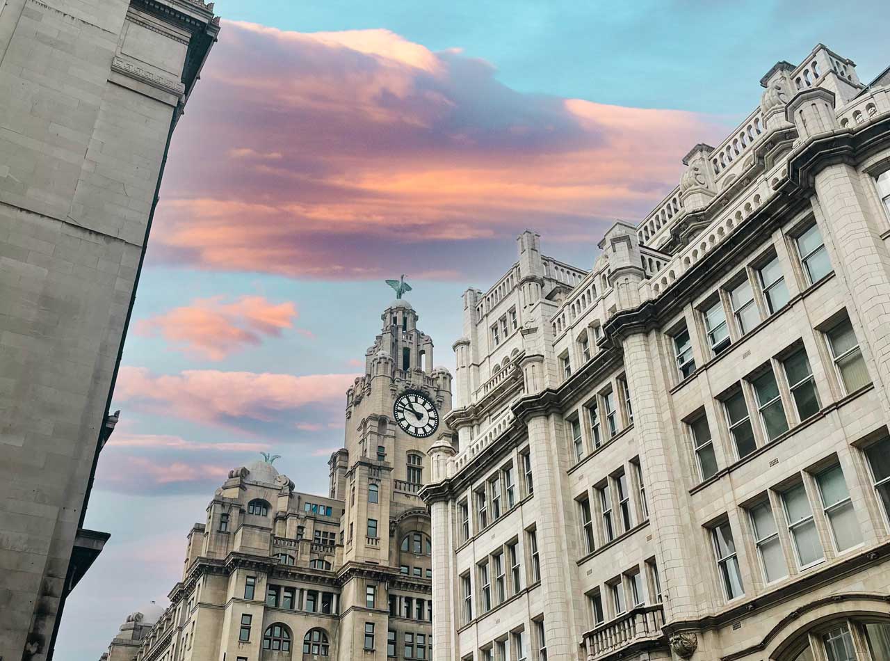 Liverpool copywriting service - Shows the city skyline