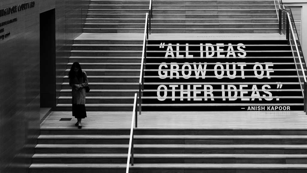 Inspirational quote - All ideas grow out of other ideas - How to write an ebook