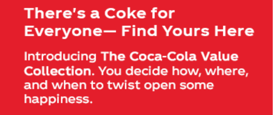 shows white text on a red background - food description examples