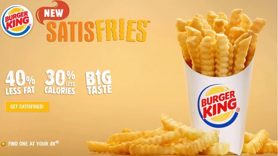 Persuasive copywriting example - Shows an advert for burger king
