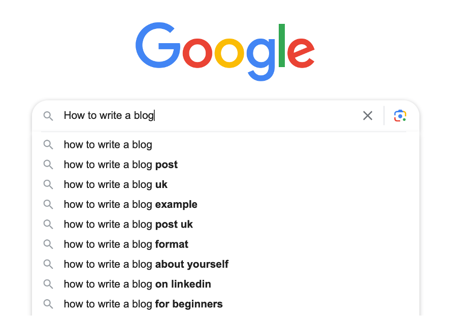 shows an image of a Google search