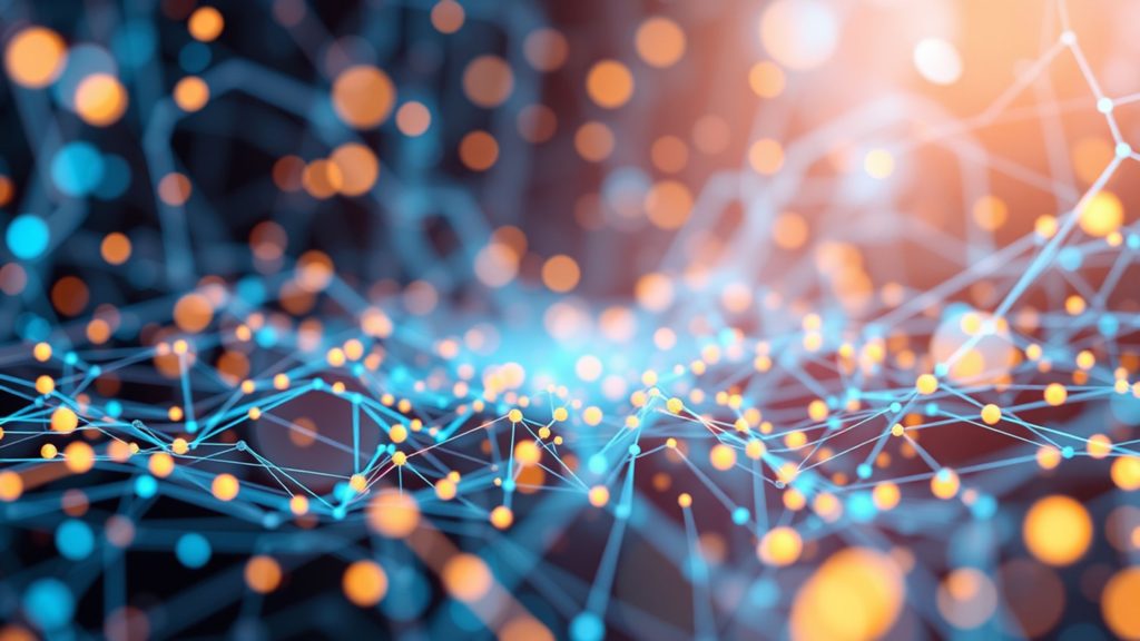 AI search optimisation strategies - Shows a colourful digital graphic